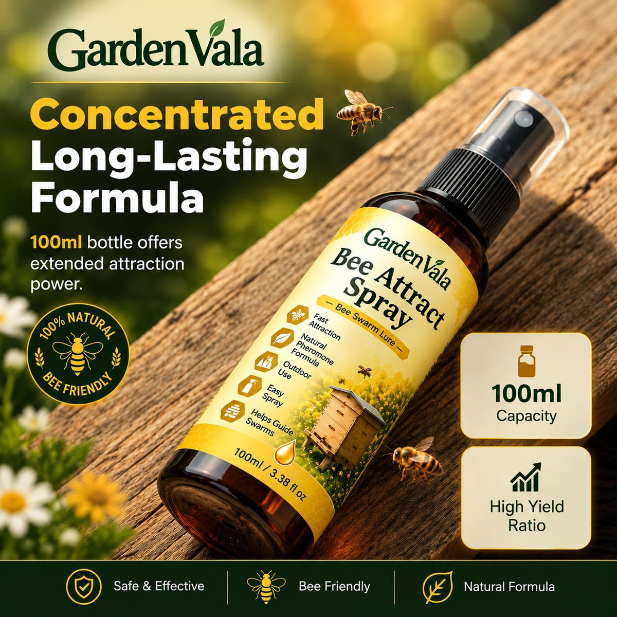 Monsoon Limited-Time 50% OFF Natural Outdoor Bee Attractant Spray Buy 1 Get 1 Free